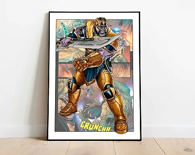 Thanos - Marvel - Avenger - Superhero Wall Digital Art Poster Decor  • $9.63
