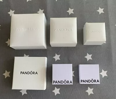 Used Once Pandora Charm / Bracelet Boxes & Bags Various Sizes Christmas & Disney • £2.49