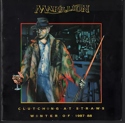 Marillion Clutching At Straws Winter 1987/88 European Tour Program 28 Pages • £41.11