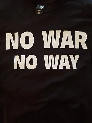 1998 Official Pearl Jam Eddie Vedder  No War No Way  TShirt (XL) GREAT Condition • $59.95