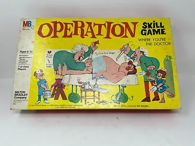 Vintage 1965 OPERATION Board Game. Missing Pieces • $26.95