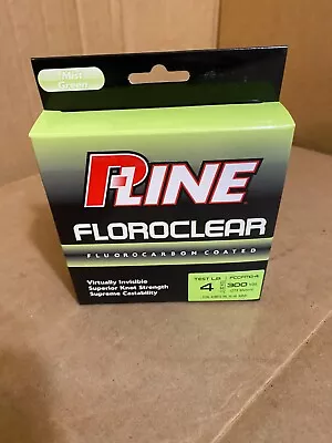 P-Line Floroclear 300-Yard Filler Fishing Line ( 4lbs Mist Green) • $14.50