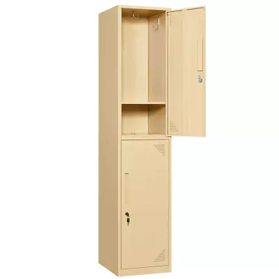 Metal Lockers Storage Cabinet 1/2/3 Door Locker For Office School Gym Hotel Home • $129.99