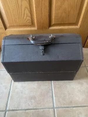 Vintage Kennedy Steel Cantilever Fishing Tackle Box Or Tool Box For Refurbish • $42