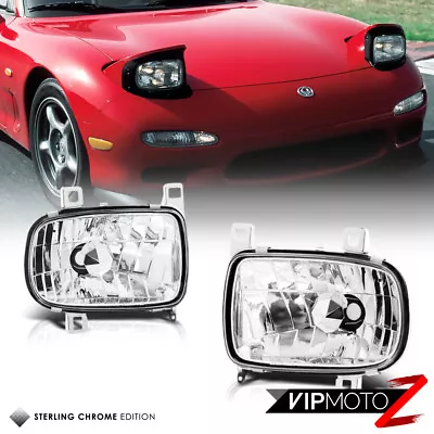 Mazda RX7 FD3S 1993 1994 1995 93 13B Twin Turbo JDM Clear Head Light Lamp PAIR • $108.10