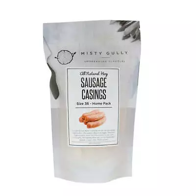 $22.95 • Buy NEW All Natural Hog/Pig Sausage Casings - Size 36 - Home Pack
