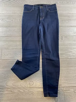 J Brand Jeans Womens 29 Dark Blue Maria Starless Skinny Denim Cotton Stretch • $16.99