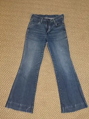 Vintage Wrangler No Fault Denim Jeans Student 28/32 Bell Bottom/wide Leg • $27