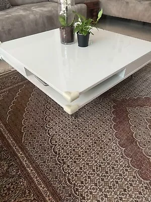 Coffee Table With Storage Drawers Used • £30