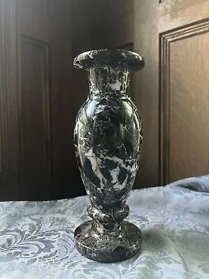 Marble Vase - Black And White Zebra Marble  • $35