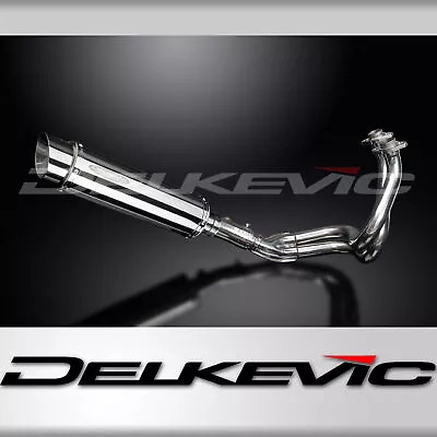 KAWASAKI KLE650 VERSYS 2007-14 FULL EXHAUST 350mm STAINLESS ROUND BSAU SILENCER • £314.99