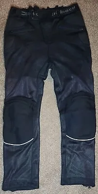 Joe Rocket Motorcycle Black Mesh Riding Pants Men’s Size Medium Side Zippers • $39.99