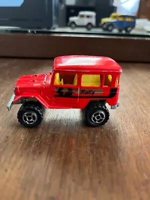 Majorette Toyota Land Cruiser FJ40 BJ40 #277 1:53 Red RALLY Made In France • $19.99