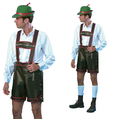£16.49 • Buy German Man Costume Oktoberfest Lederhosen Fancy Dress Outfit