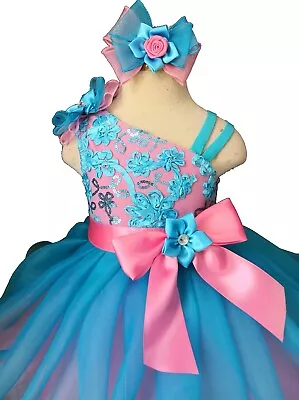 Jenniferwu Baby Girl Dress Princess Wedding Party Handmade Pageant Dress 18-24M • $9.90