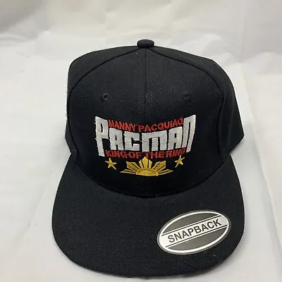 Manny Pacquiao Pac Man King Of Tge Ring Snap Back Baseball Hat • $25