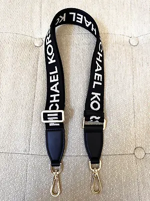 MICHAEL KORS LOGO Black Blue Brown Guitar Shoulder Crossbody Replacement Strap • $50