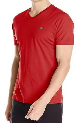 $42.99 • Buy New Nwt Lacoste Men's Pima Cotton Sport Athletic Jersey V-Neck Shirt T-Shirt Tee