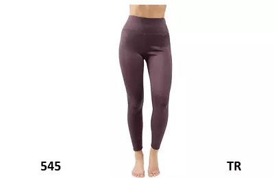 90 Degree By Reflex High Waist Fleece Lined Leggings -Yoga Pants Posh Plum Small • $22.39