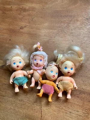 Retro Mini Babies Vintage Toy Dolls X 4 1991 • £4.21