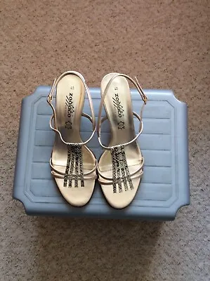  Zodiaco  Ladies Shoes Size 7 In Gold New In Box  Beautiful Shoes L@@k Lovely  • £25