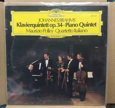 Johannes Brahms - Piano Quintet - 1980 Deutsche Grammophon Lp - (vg+/ex) • $8.25
