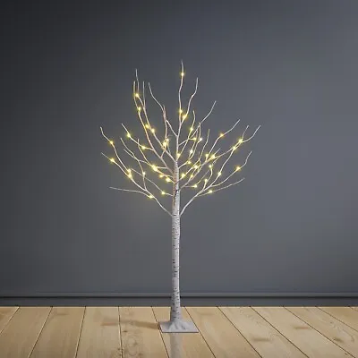 Lightshare Set Of 3 Lighted Birch Tree 4FT 6FT And 8FT LED Artificial Tree • $39.08