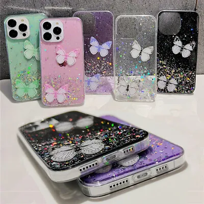 Case  For Xiaomi Mi 13 12T 11 Lite A2 A3 Girly Glitter Shockproof Silicone Cover • £3.83