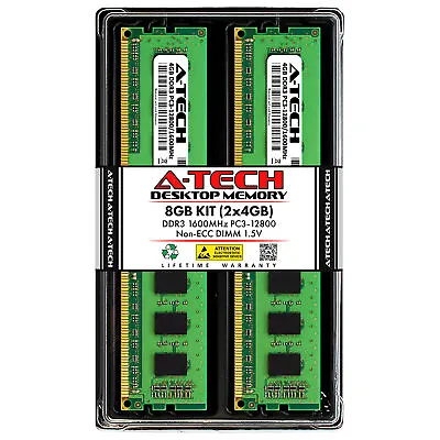 $39.98 • Buy 8GB 2x4GB PC3-12800U GIGABYTE GA-Z87X-SLI GA-Z87N-WIFI GA-Z97X-UD7 TH Memory RAM