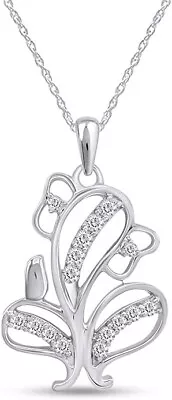 2/7ct Moissanite Hindu Religious Ganesh Elephant Pendant Necklace 18  925 Silver • $75.89