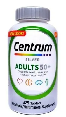 Centrum Silver Adults 50+ Multivitamin 325 Tablets (for Men & Women) 03/2024 • $29.99