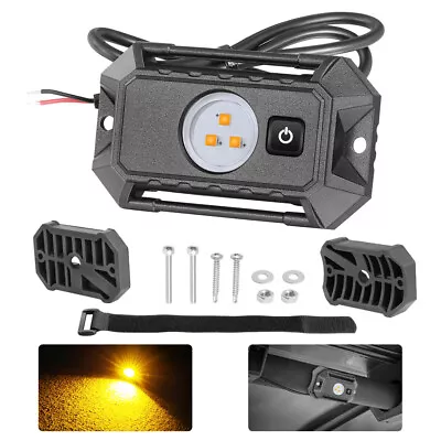 UTV LED Interior Dome Light Roll Bar Mount Lamp Amber For Jeep Wrangler JK 07-18 • $18.04