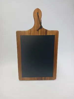 T&G Tuscany Paddle Chalk Board - Acacia Wood Writing Surface - 235 X 177mm • £21.99