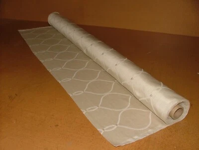 £5.50 • Buy 11 Metres Roscoe Linen Jacquard Curtain Upholstery Cushion Fabric