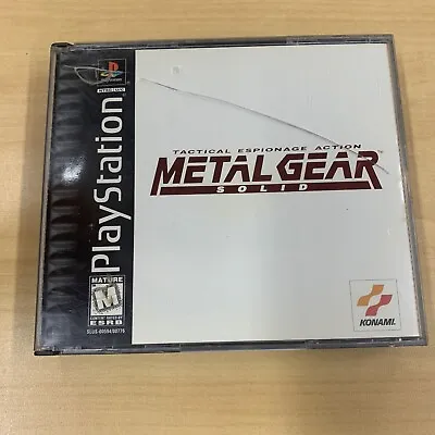 Metal Gear Solid Tactical Espionage Action PS1 • $40