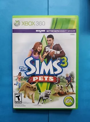 The Sims 3 Pets Xbox 360 CIB Tested And Works Fast Shipping • $5.59