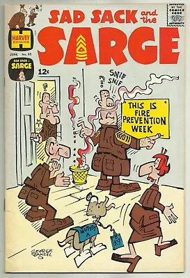 SAD SACK AND THE SARGE #62 (Military Humor Mutsy General NICE) Harvey 1967 • $7.99