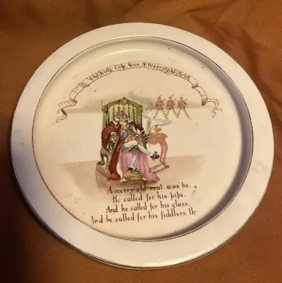 Antique Royal Doulton Vintage Old King Cole Baby Plate Nursery Rhymes • $19.99