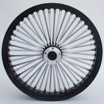 $408.96 • Buy Fat Spoke Front Wheel Black 21  Harley Sportster Iron Nightster Seventy-two 