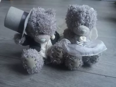 £12 • Buy Vintage Me To You Bears Tatty Teddy Blue Nose Bride And Groom Plush Wedding Gift