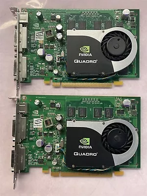 Lot Of 2 Pny Nvidia Quadro Fx 1700 512mb Video Graphics Cards • $28