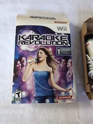 Karaoke Revolution (Nintendo Wii 2009) Microphone Only With Box. NO GAME • $9.99