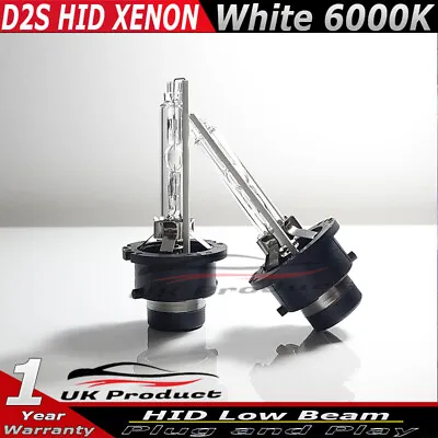 2x D2S Bulbs 35W Xenon Headlight White 6000K Low Beam Vauxhall Corsa C 2000-2006 • $28.98