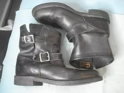 Vintage Chippewa Short Engineer Boots Sz 9.5 USA Made Nice Shape! • $29