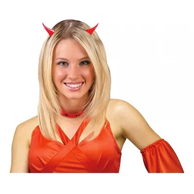 Devil Horns Clip-on Adult Kids Mens Womens Halloween Costume Fancy Dress • $5.77