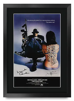 The Italian Job A3 Framed Signed Movie Poster Autograph For Michael Caine Fans • £29.99