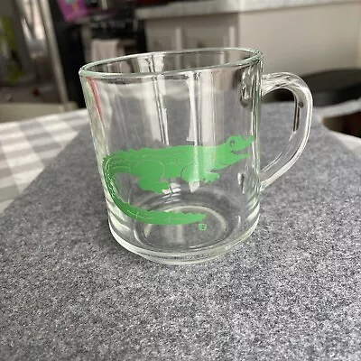 Vintage Glass Mug With Alligator No 15 Made In The USA 🔥🔥 • $19.99