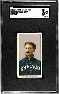 T206 Piedmont 350: PATSY DOUGHERTY Portrait Chicago White Sox  Clean!  ~ SGC 3 • $147.50