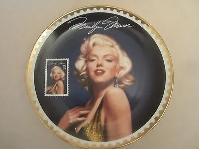 MARILYN MONROE Collector Plate SULTRY YET REGAL Gold Collection MICHAEL DEAS • $24.99