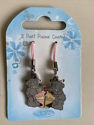 £2.25 • Buy Me To You Tatty Teddy 2 Part Phone Charm Ice Cream Sundae NEW